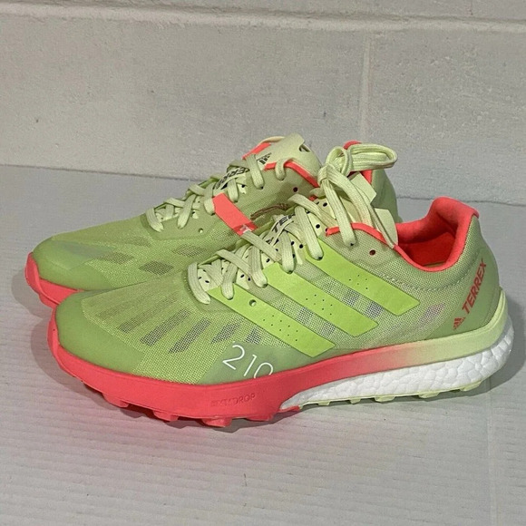 ADIDAS TERREX SPEED ULTRA W WOMEN 5.5 ALMOST‎ LIME COMFORT TRAIL RUNNING NIB - Picture 5 of 13